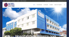 Desktop Screenshot of hoteldiaspark.com.br