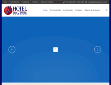 Tablet Screenshot of hoteldiaspark.com.br